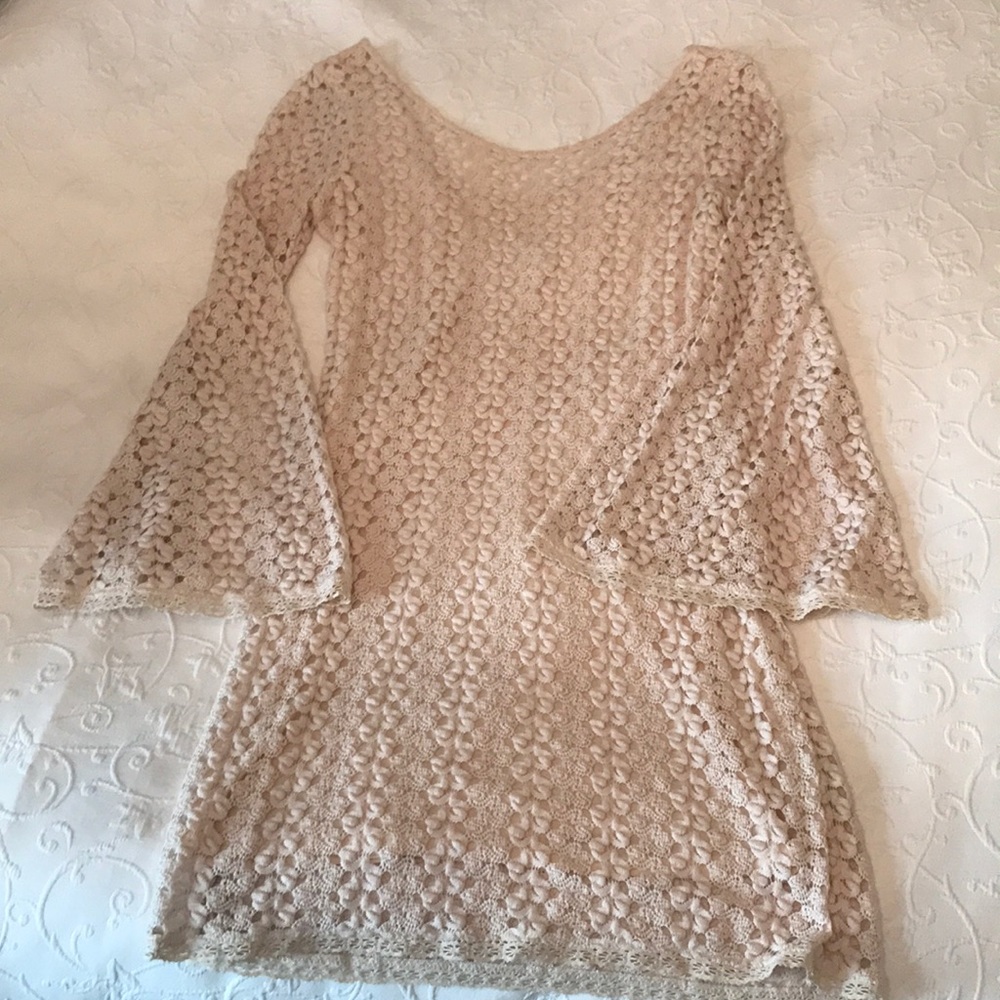 Free People crochet dress size L